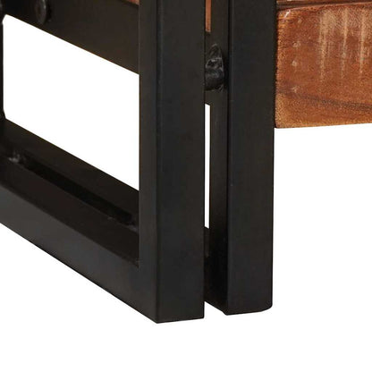 Konsolentisch 90 x 33 x 75 cm Massives upgecyceltes Holz