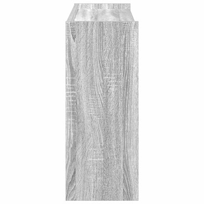 Schuhregal Grau Sonoma 80x25x62 cm Holzwerkstoff