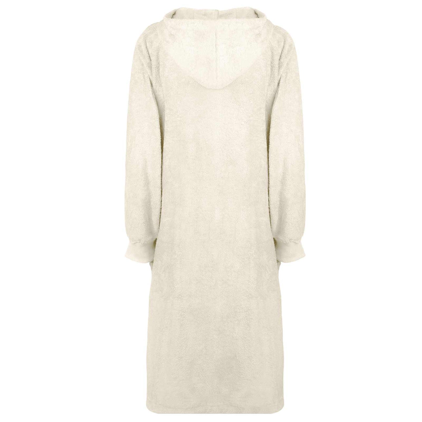 Decken-Hoodie KINN Creme XL Baumwolle