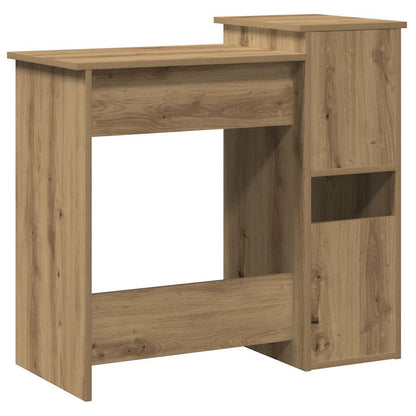 Schreibtisch mit Regal Artisan-Eiche 84x40x78cm Holzwerkstoff