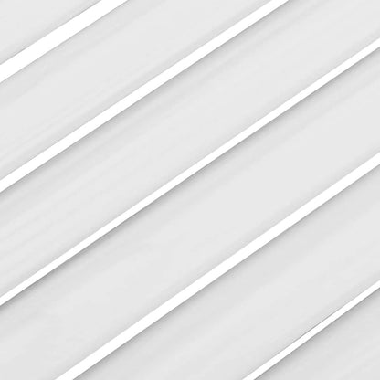 Schranktür Lamellen-Design Weiß 61,5x29,5 cm