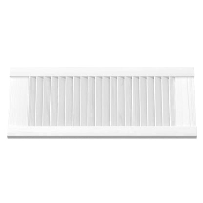 Schranktür Lamellen-Design Weiß 69x29,5 cm