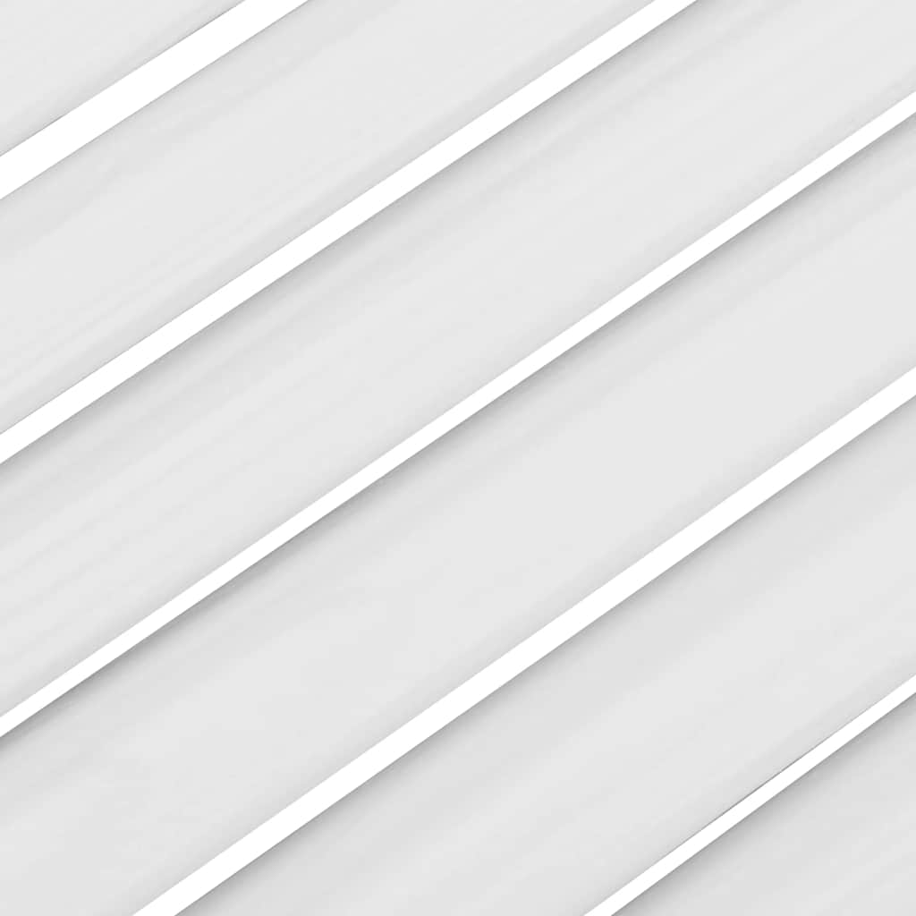 Schranktüren Lamellen-Design 4 Stk. Weiß 99x29,5 cm