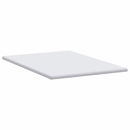 Matratzenauflage Weiß 160 x 200 cm Jacquard Stoff