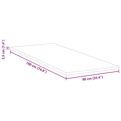 Matratzenauflage Weiß 90 x 190 cm Jacquard Stoff