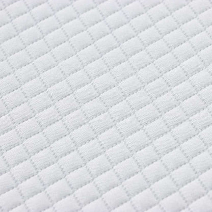 Matratzenauflage Weiß 160 x 200 cm Jacquard Stoff