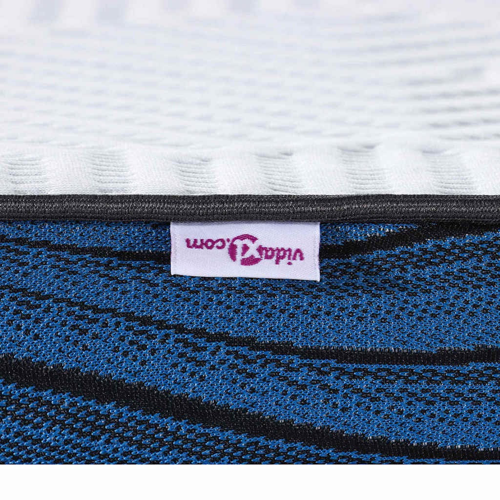 Matratzenauflage Weiß 90 x 190 cm Jacquard-Stoff