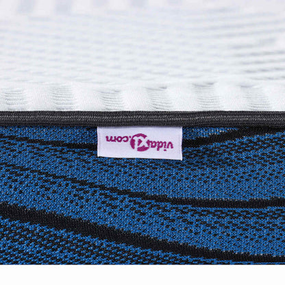 Matratzenauflage Weiß 90 x 200 cm Jacquard-Stoff