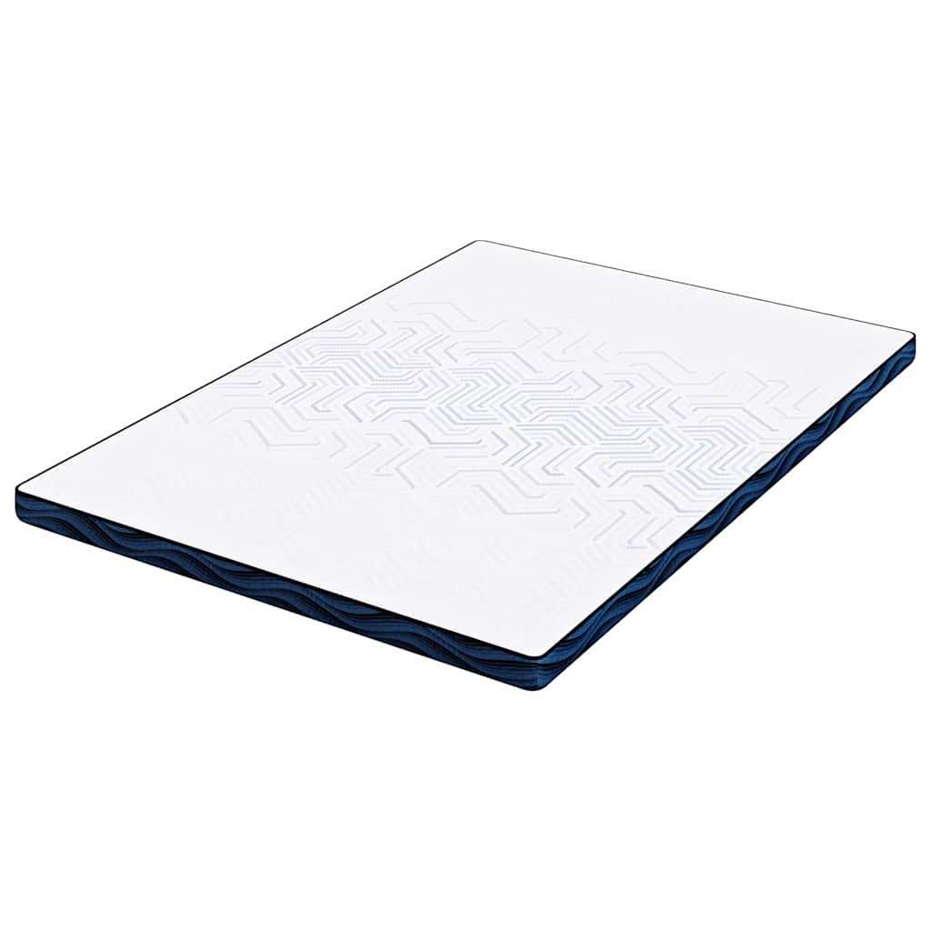 Matratzenauflage Weiß 140 x 190 cm Jacquard-Stoff