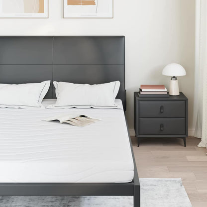 Matratze Weiß 140 x 190 cm Jacquard-Stoff