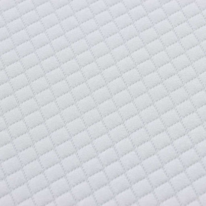 Matratze Weiß und Grau 80 x 200 cm Jacquard-Stoff