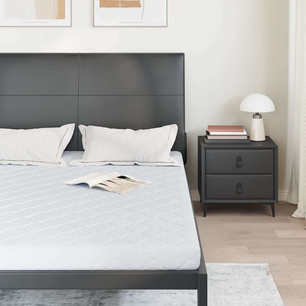 Matratze Weiß 160 x 200 cm Jacquard-Stoff