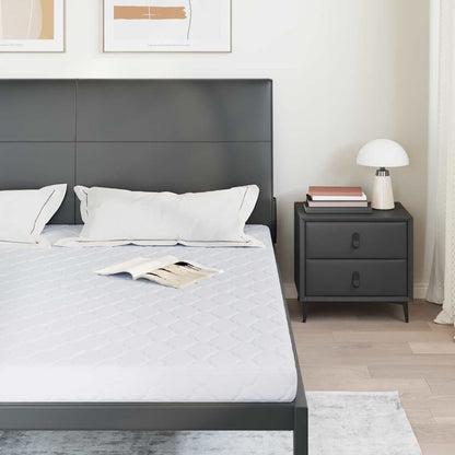 Matratze Weiß 200 x 200 cm Jacquard-Stoff