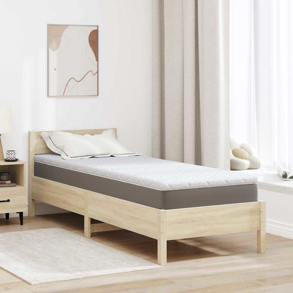 Kokosnuss Topper Weiß 80 x 200 cm Jacquard-Stoff