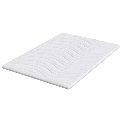 Matratzenauflage Weiß 160 x 200 cm Strickstoff