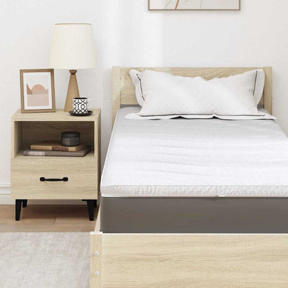 Matratzenauflage Weiß 70 x 200 cm Strickstoff