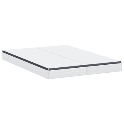 Matratze 2 pcs Weiß und Grau 80 x 200 cm Bonell Feder
