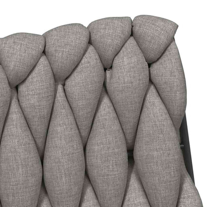 Bürostuhl Drehbar Hellgrau Stoff