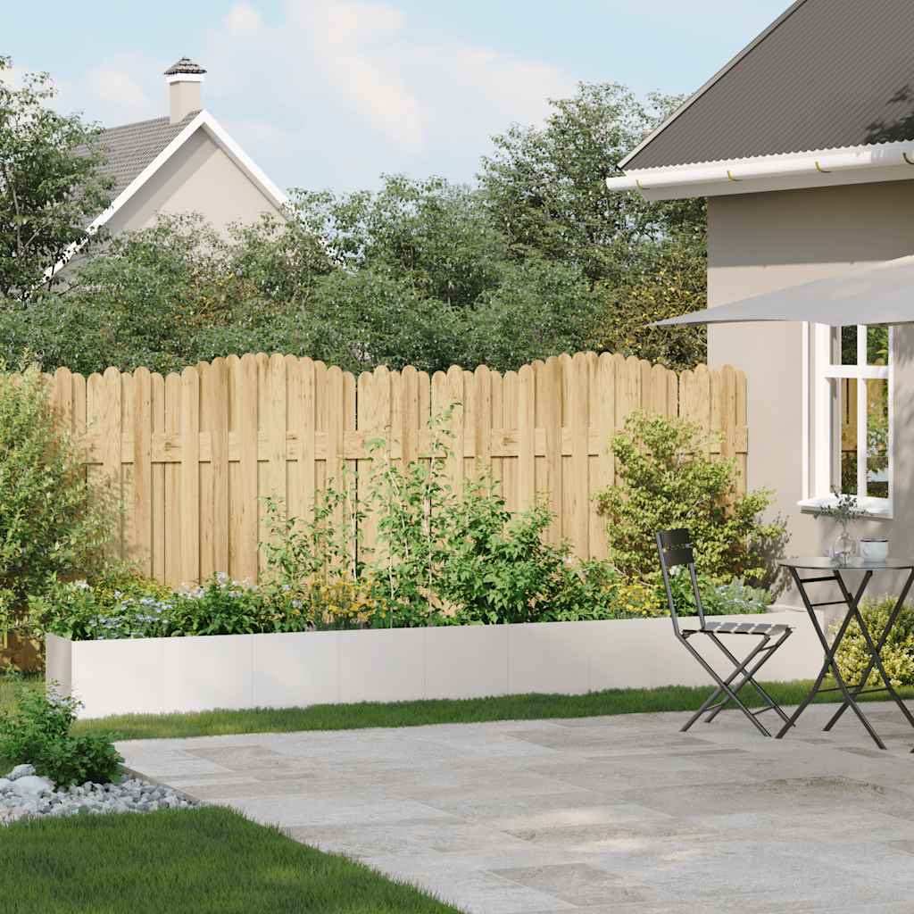 Pflanzkübel 360x40x40 cm Edelstahl