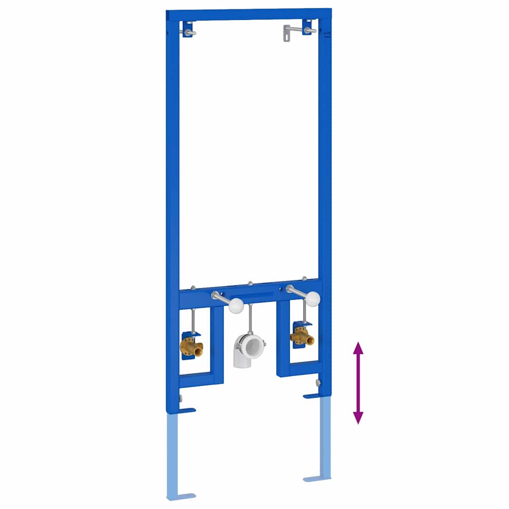 Badezimmer Wandstütze Blau 50 x 3 x 112 cm