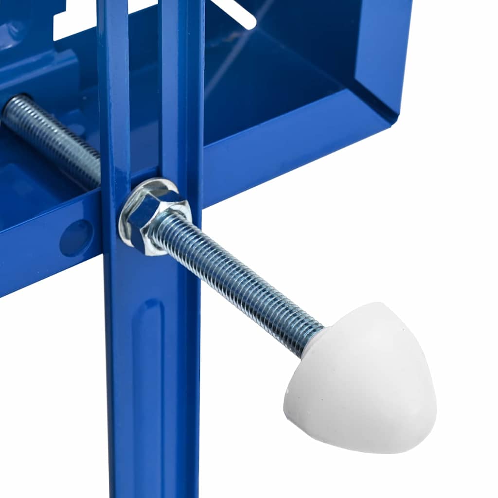 Spülkastenrahmen mit Speicher Weiß 50 x 8 x 131 cm Stahl