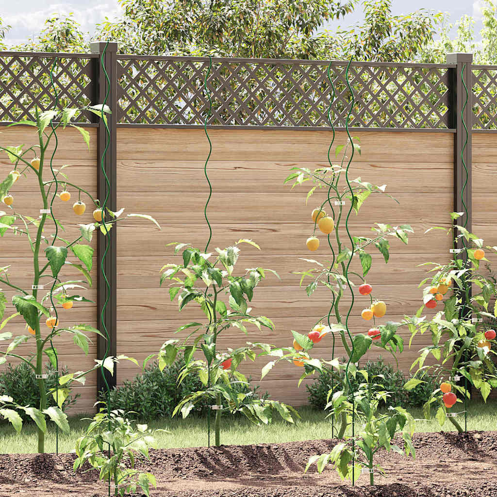 Pflanzenstütze 20 pcs Grün 110 x 0.6 x 0.6 cm Stahl