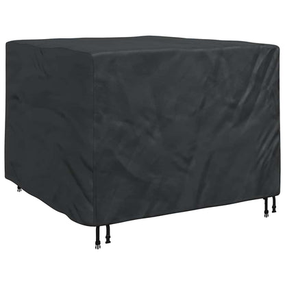 Möbelbezug Uni Schwarz 125 x 125 x 74 cm Stoff