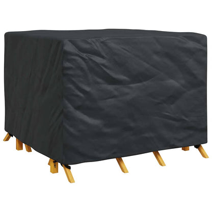 Möbelbezug Uni Schwarz 125 x 125 x 74 cm Stoff