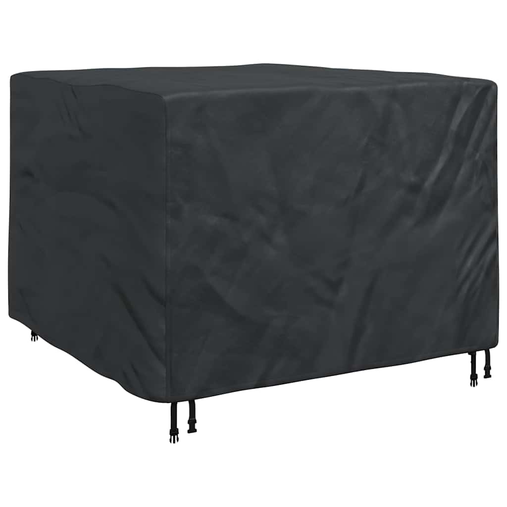 Möbelbezug Uni Schwarz 135 x 135 x 90 cm Stoff
