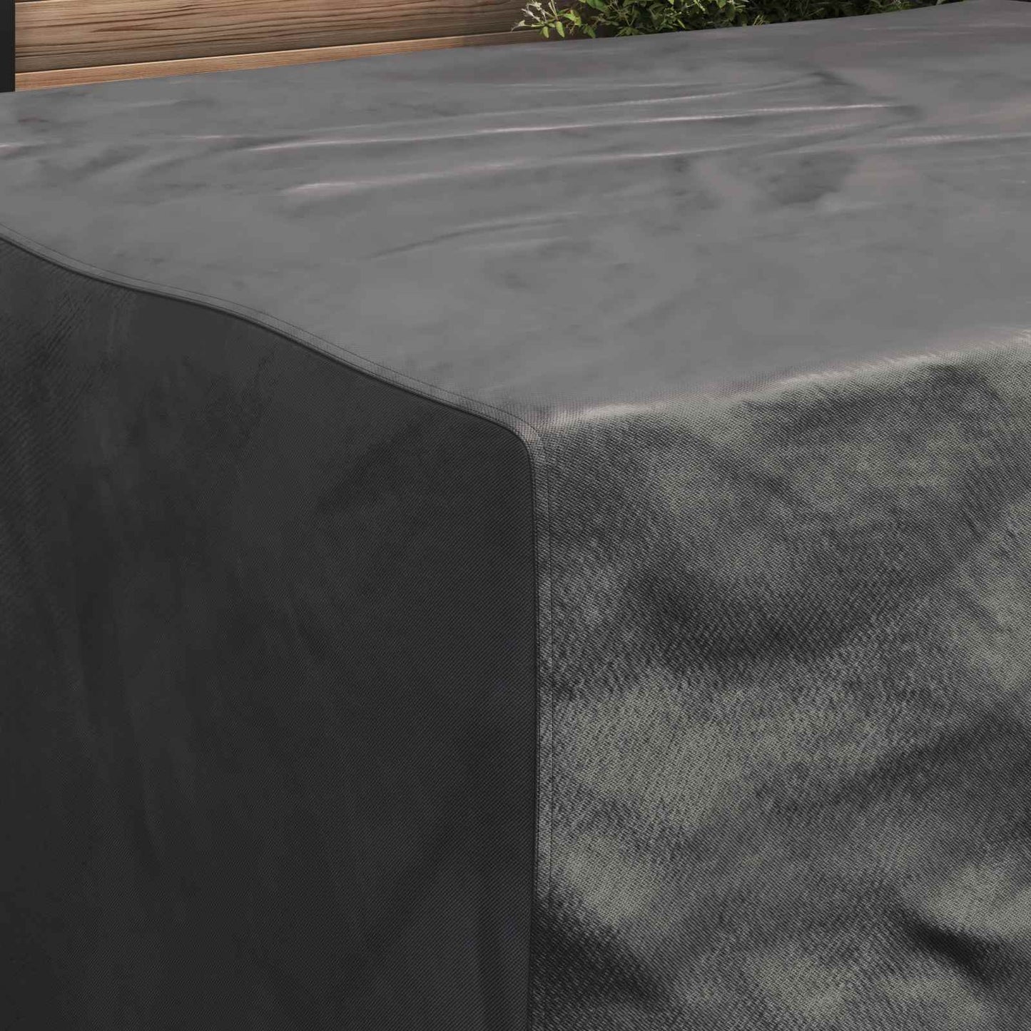 Möbelbezug Uni Schwarz 200 x 165 x 80 cm 210D