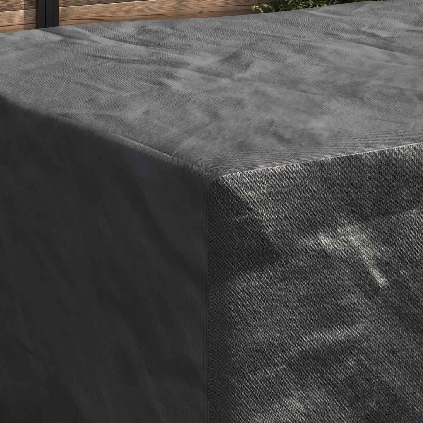 Möbelbezug Uni Schwarz 240 x 160 x 100 cm 420D