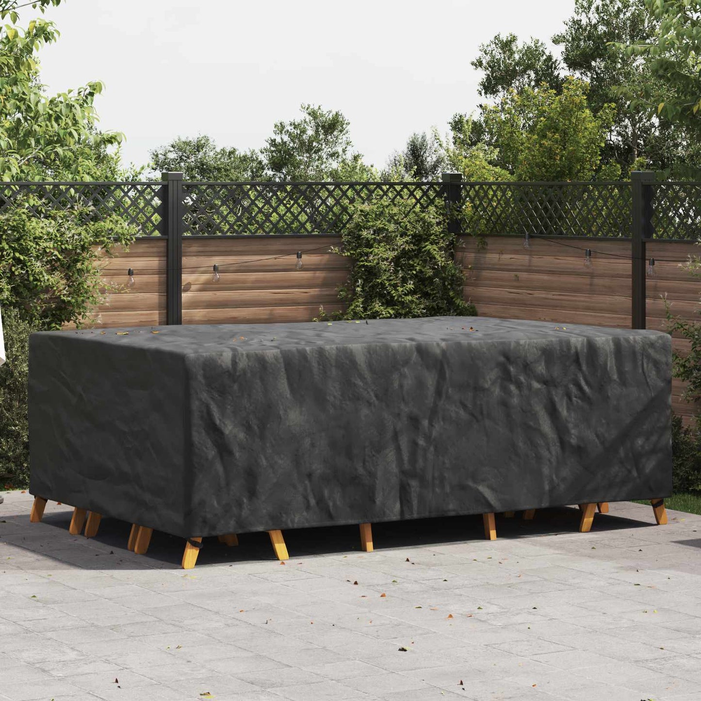 Möbelbezug Uni Schwarz 300 x 200 x 90 cm 210D