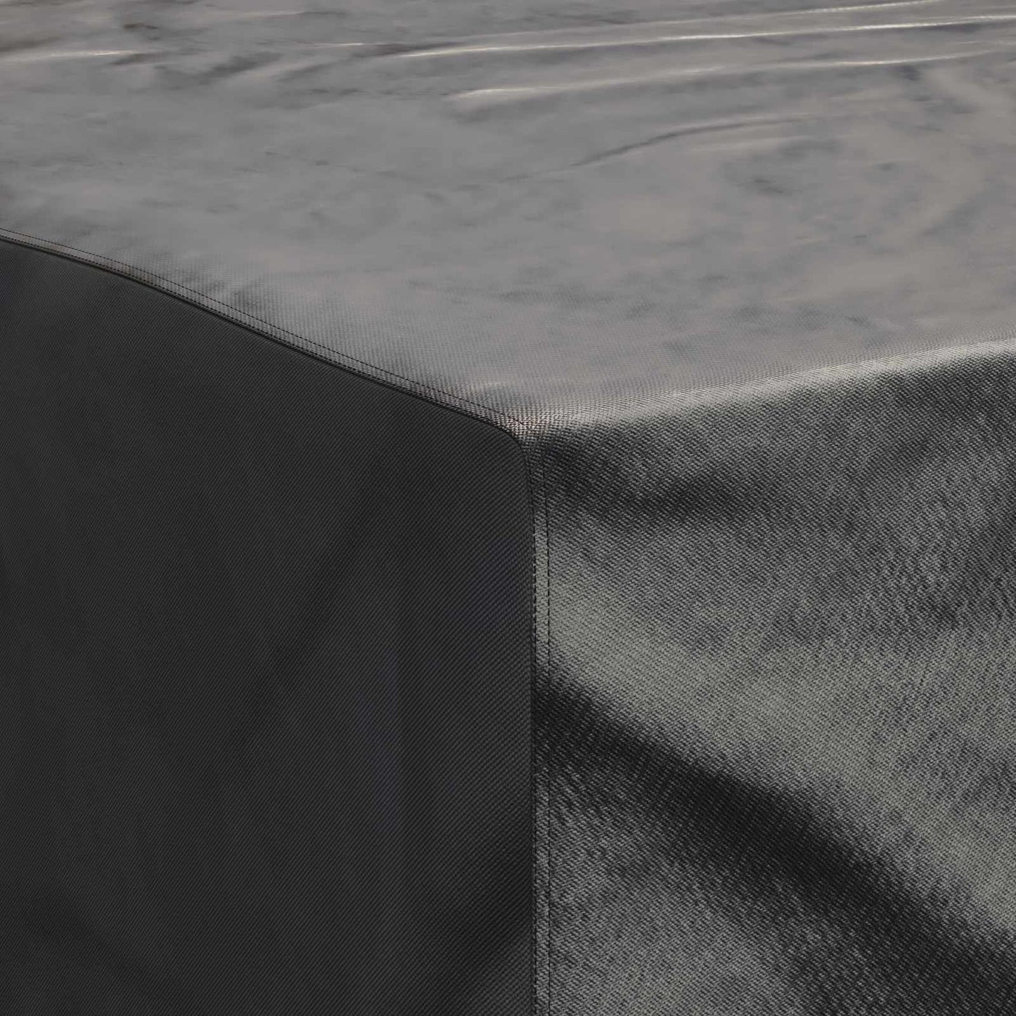 Möbelbezug Uni Schwarz 300 x 250 x 100 cm 210D