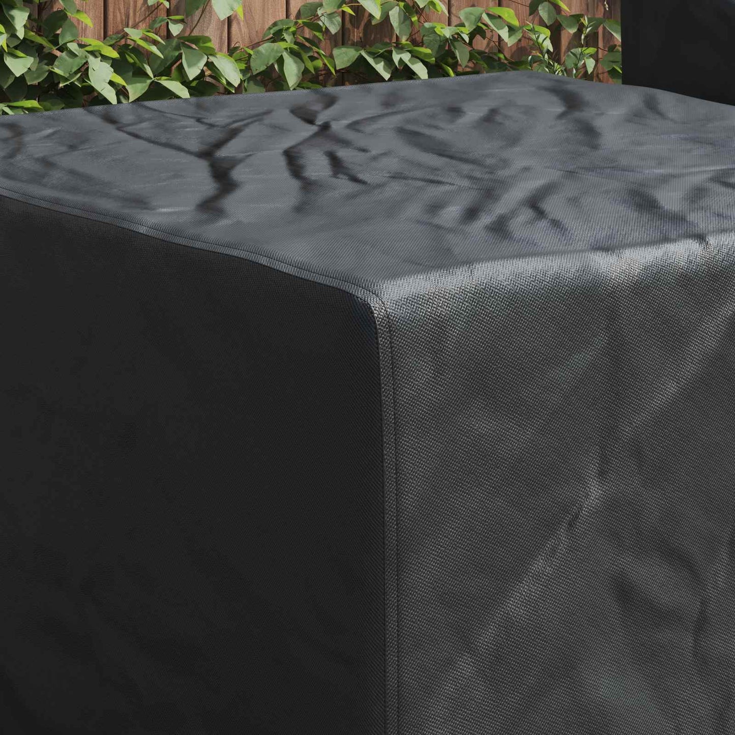 Möbelbezug Uni Schwarz 99 x 99 x 60 cm 600D Oxford Stoff
