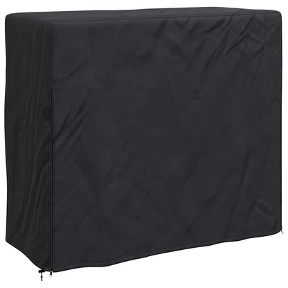 Abdeckung für Kaminholzregal Schwarz 61 x 122 x 106 cm Stoff