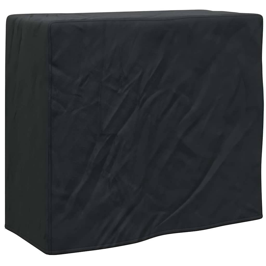 Abdeckung für Kaminholzregal Schwarz 61 x 122 x 106 cm Stoff