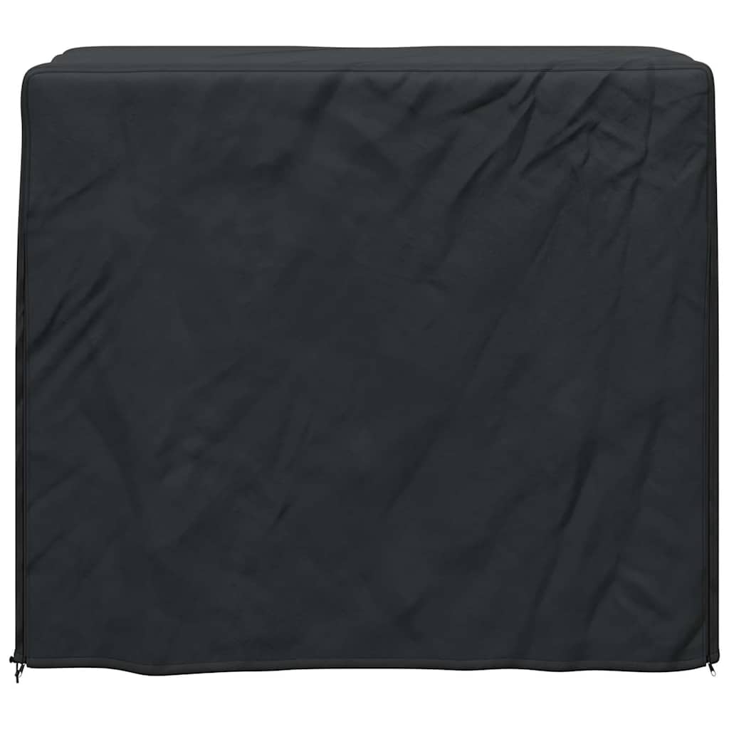 Abdeckung für Kaminholzregal Schwarz 61 x 122 x 106 cm Stoff
