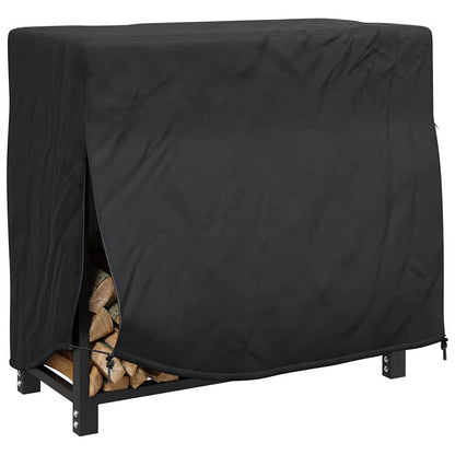 Abdeckung für Kaminholzregal Schwarz 61 x 122 x 106 cm Stoff