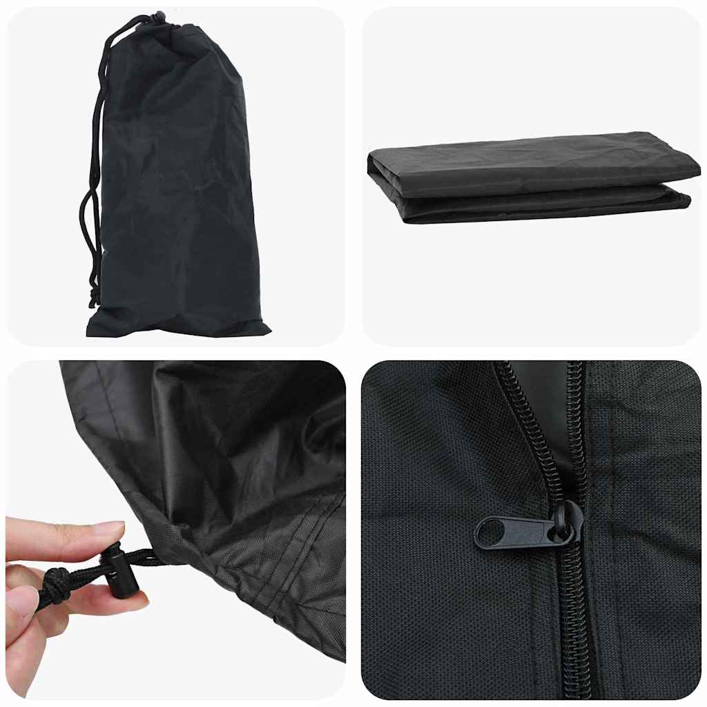 Pingpong Tischbezug Uni Schwarz 165 x 70 x 185 cm Stoff