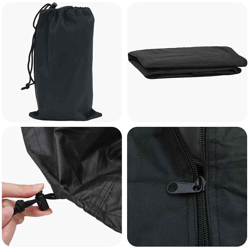 Pingpong Tischbezug Uni Schwarz 165 x 70 x 185 cm Stoff