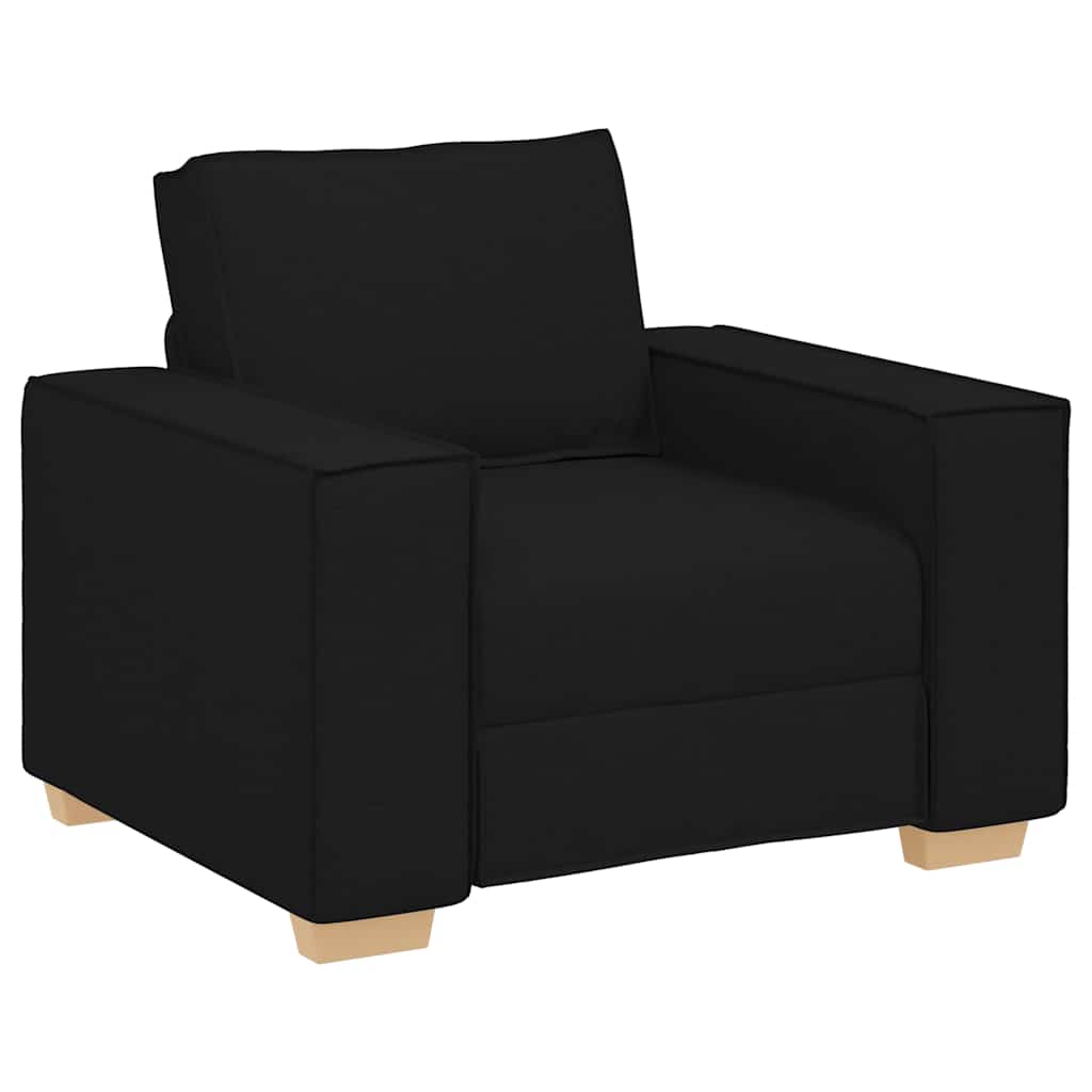 Sofa Stuhl Schwarz 100x78x84 cm Stoff