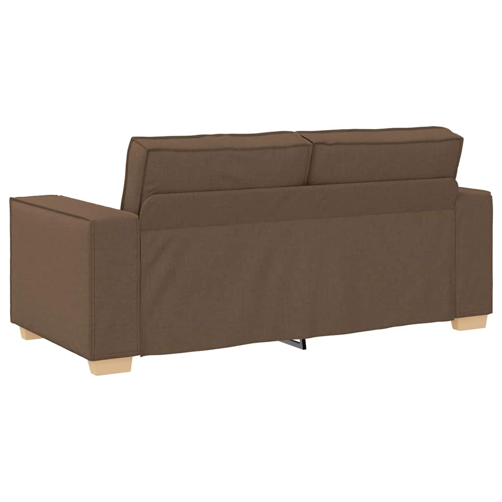 2-Sitzer Sofa Braun 180x78x84 cm Stoff