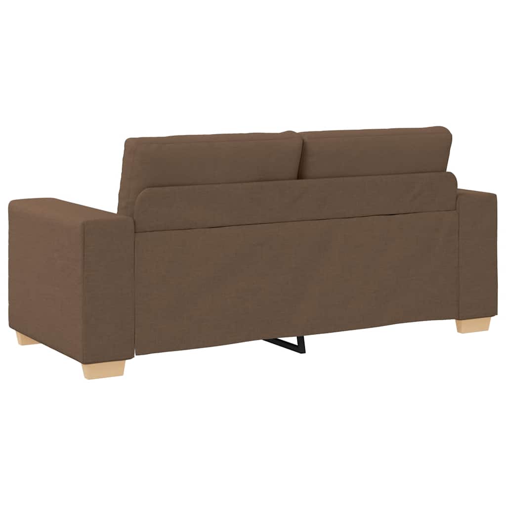 Loveseat-Sofa Braun 180x77x82 cm Stoff