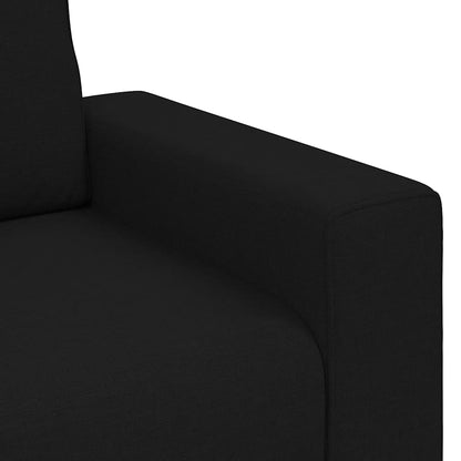2-Sitzer-Sofa Schwarz 180x77x82 cm Stoff