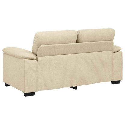 2-Sitzer-Sofa Creme 160x81x84 cm Stoff