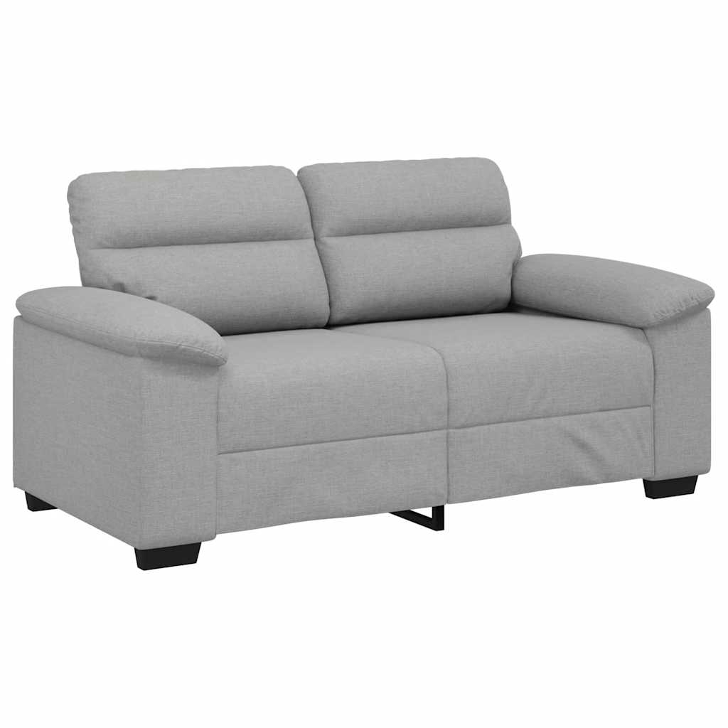 2-Sitzer-Sofa Wolkengrau 160x81x84 cm Stoff