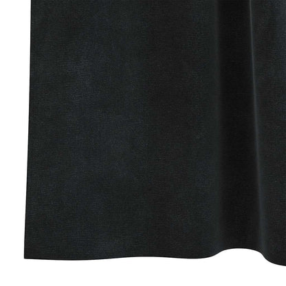 Verdunkelungsvorhänge 2 pcs Schwarz 140 x 225 cm Samt