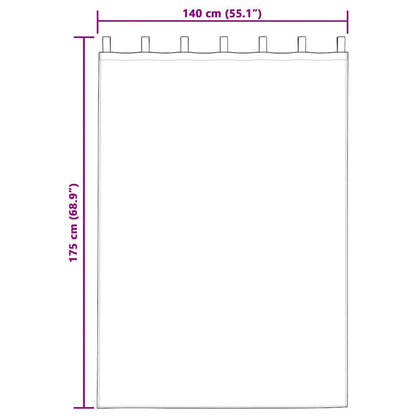 Verdunkelungsvorhänge 2 pcs Dunkelblau 140 x 175 cm Samt