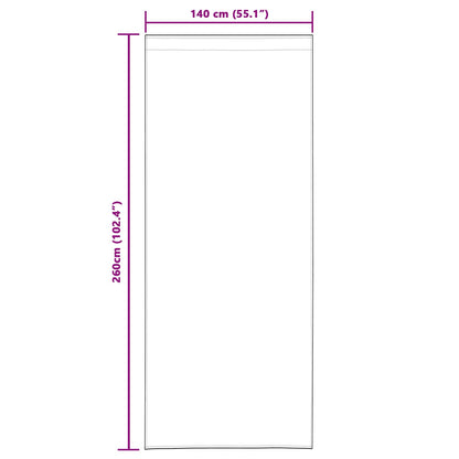 Verdunkelungsvorhänge 2 pcs Dunkelrosa 140 x 260 cm Samt