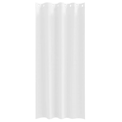 Verdunkelungs-Vorhänge mit Ringen 2 pcs Reinweiß 260 x 140 cm